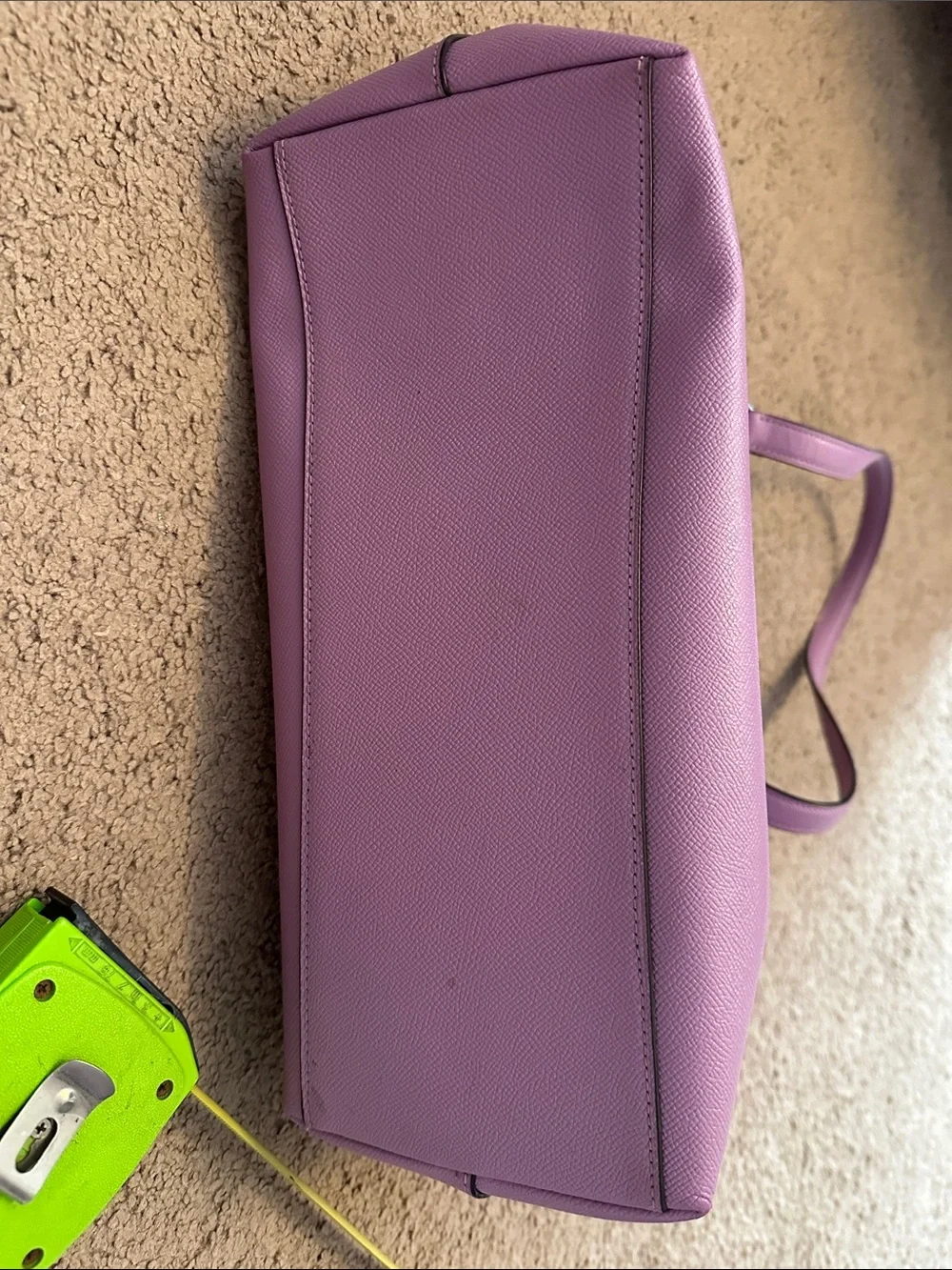 Coach Lilac Leather Tote Bag - Picture 9 of 9